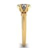 Anello di fidanzamento a 6 griffe con diamante tondo in Oro Giallo, Immagine 3