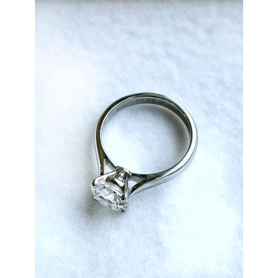 Classico anello di diamanti con un diamante,  Ingrandisci immagine 6