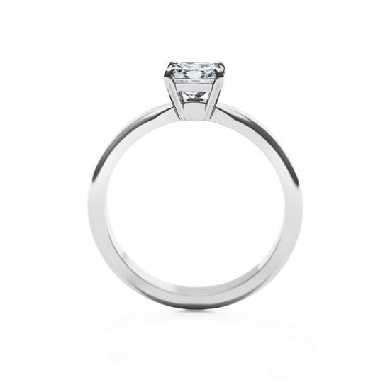 Classico anello di fidanzamento con diamante taglio principessa, More Image 0