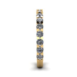 Anello con 17 diamanti in oro giallo 18 carati - Foto 2