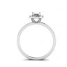 Anello di fidanzamento Halo con diamante ovale, Immagine 2