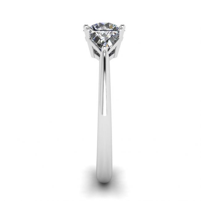 Anello con tre pietre di diamanti - Foto 2