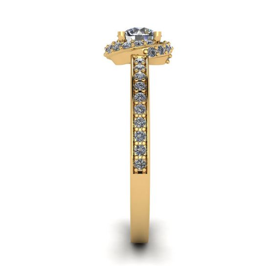 Anello d'oro con diamanti, More Image 1