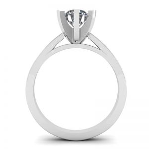 Anello di diamanti in oro bianco 18 carati per fidanzamento - Foto 1