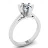 Anello di diamanti in oro bianco 18 carati per fidanzamento, Immagine 4