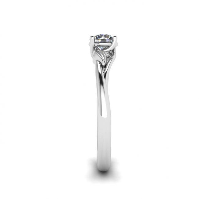 Anello di fidanzamento con diamante ispirato alla natura - Foto 2