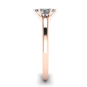 Anello di fidanzamento rosa con diamante taglio marquise - Foto 2