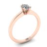 Anello di fidanzamento rosa con diamante taglio marquise, Immagine 4