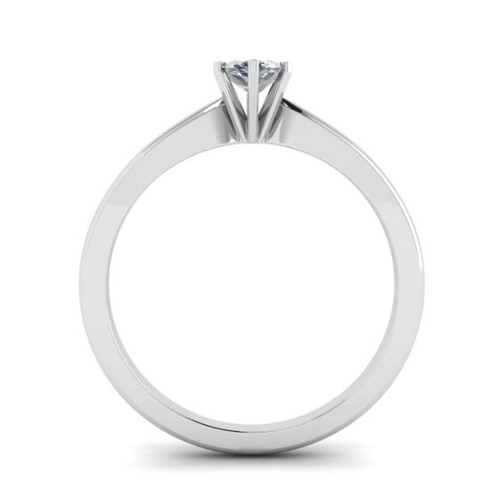 Anello con diamante marquise a 6 griffe,  Ingrandisci immagine 2