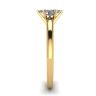 Anello con diamante marquise a 6 griffe in oro giallo 18 carati, Immagine 3