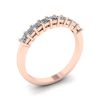 9 Square Princess Diamond Ring in oro rosa, Immagine 4