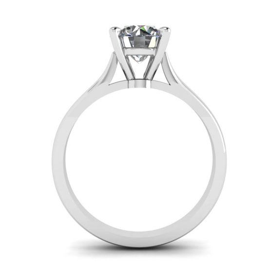 Classico anello di diamanti con un diamante,  Ingrandisci immagine 2