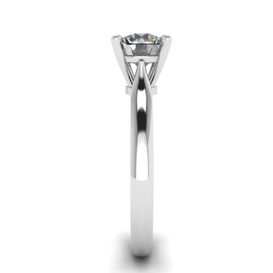 Classico anello di diamanti con un diamante, More Image 1