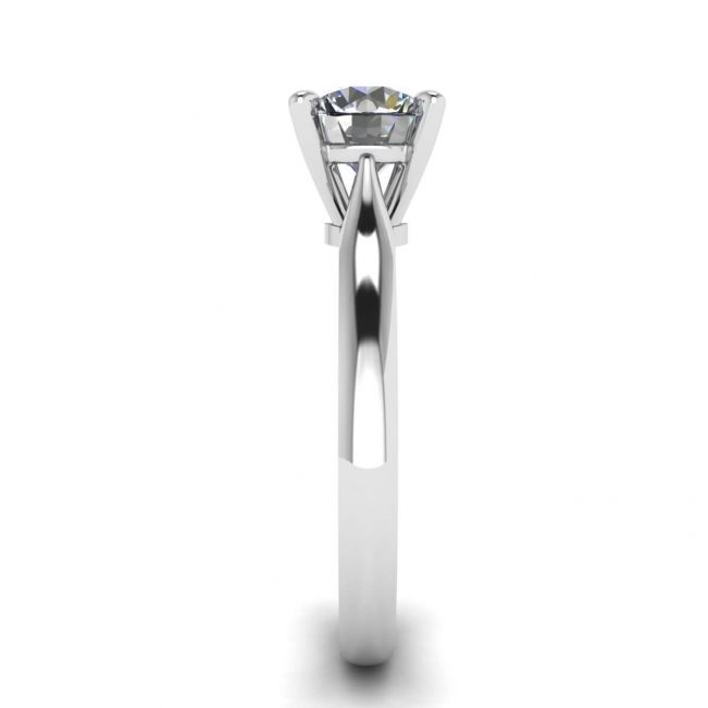 Classico anello di diamanti con un diamante - Foto 2