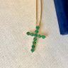 Ciondolo croce di smeraldi, Immagine 4