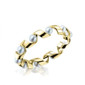 Anello Oro Perla Di Mare - Collezione Ruban