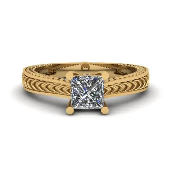 Anello taglio cheap princess